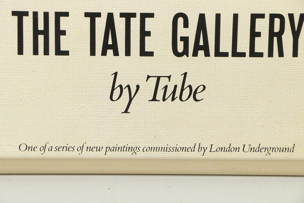 London Underground Offset Lithograph Poster "The Tate Gallery"