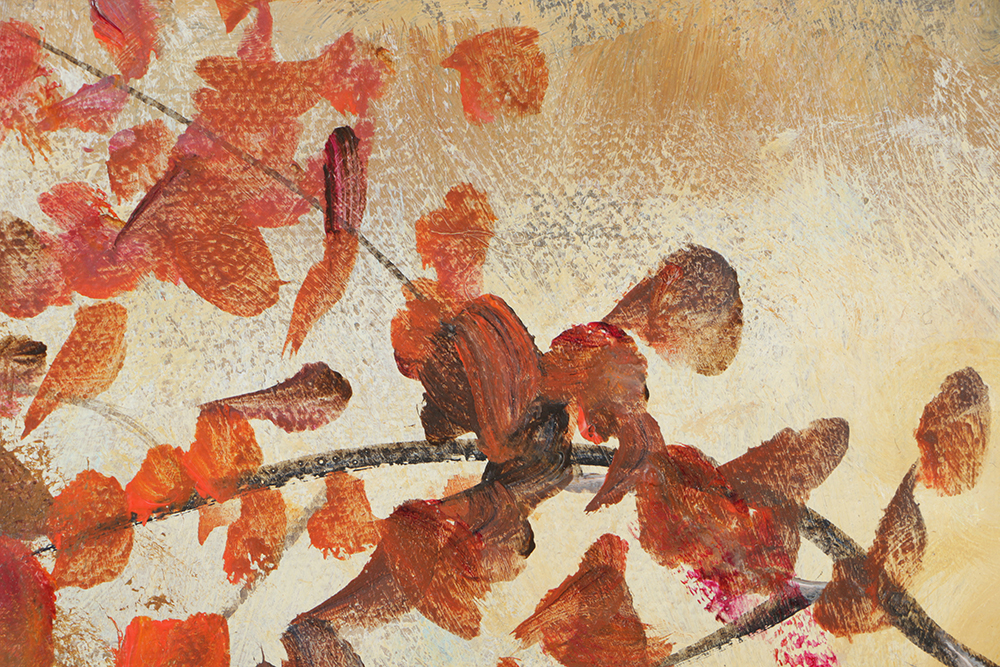 James Eichelberger Oil Painting on Canvas of Bird Hunting Scene