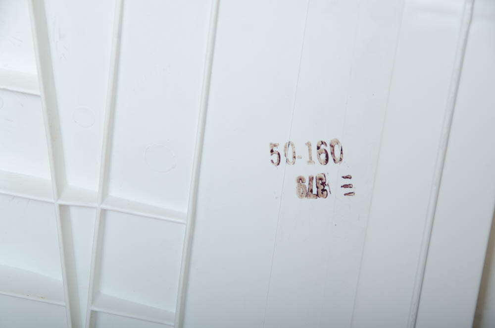 Round Folding Table With White Chairs