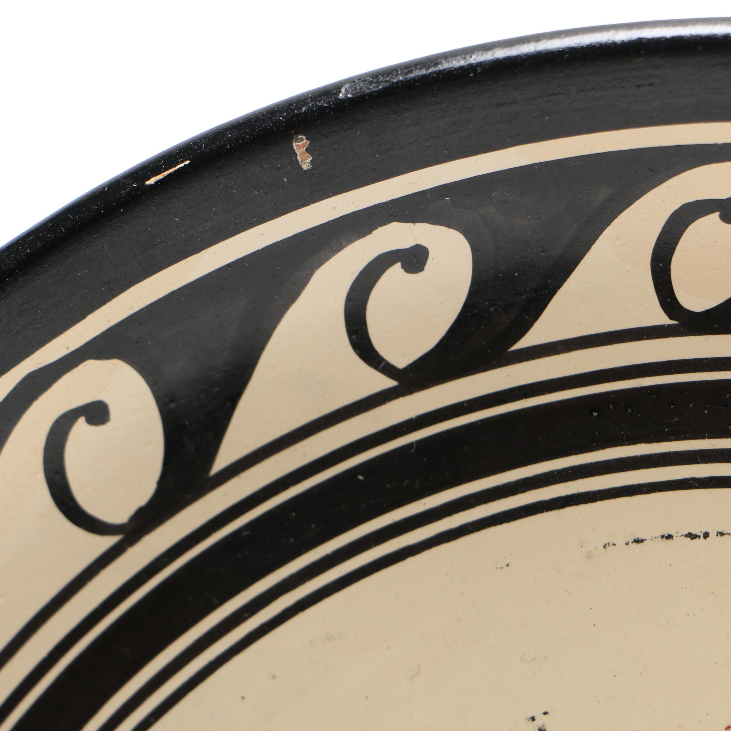 Minoan-Inspired "Prince of the Lilies" Decorative Plate