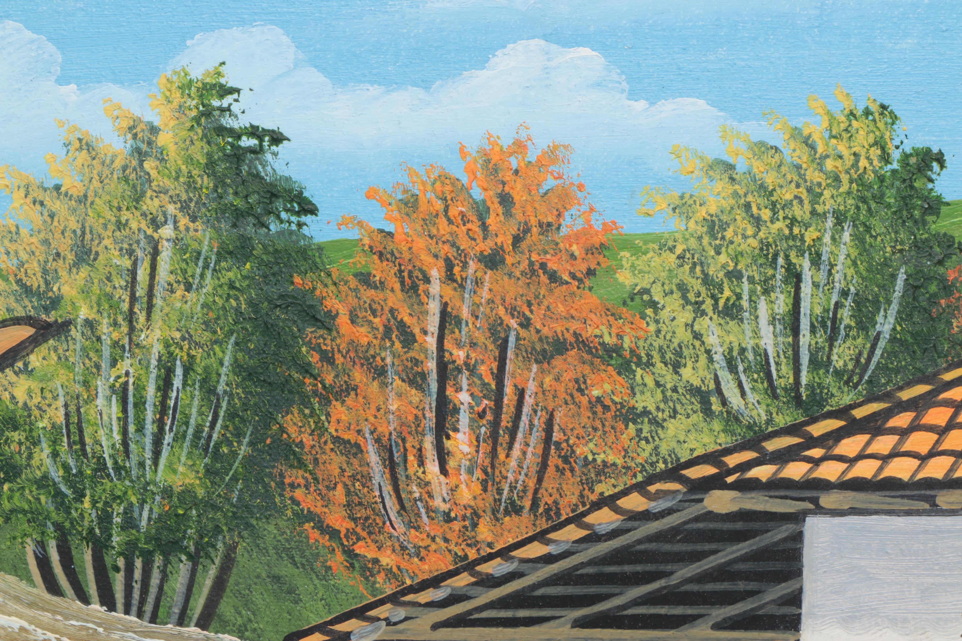 Signed Oil on Canvas "Honduras, CA" 1983