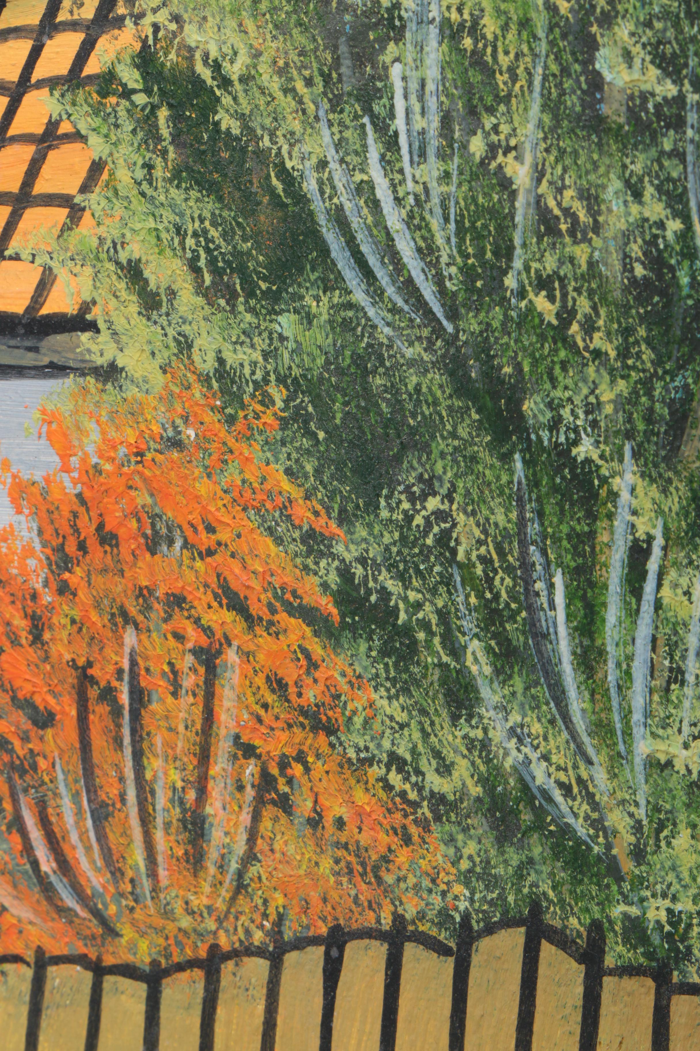 Signed Oil on Canvas "Honduras, CA" 1983