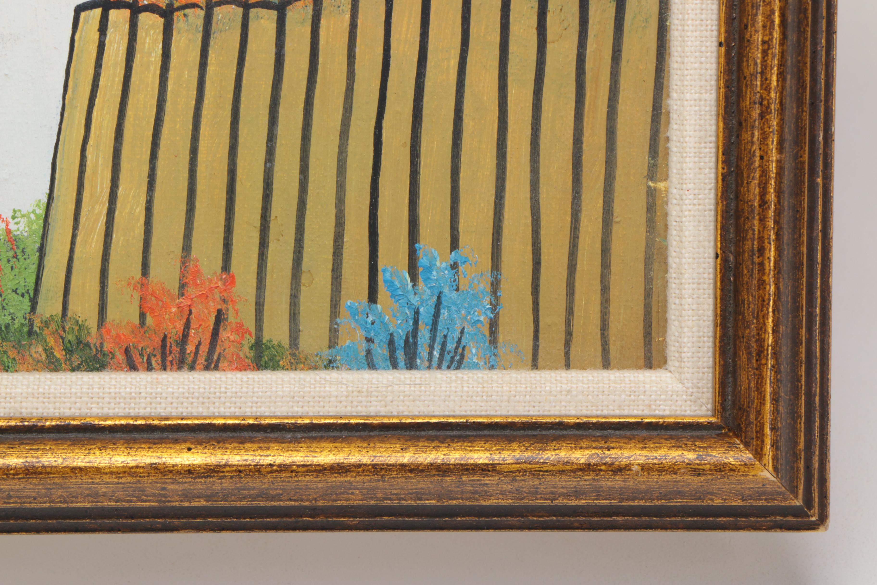 Signed Oil on Canvas "Honduras, CA" 1983