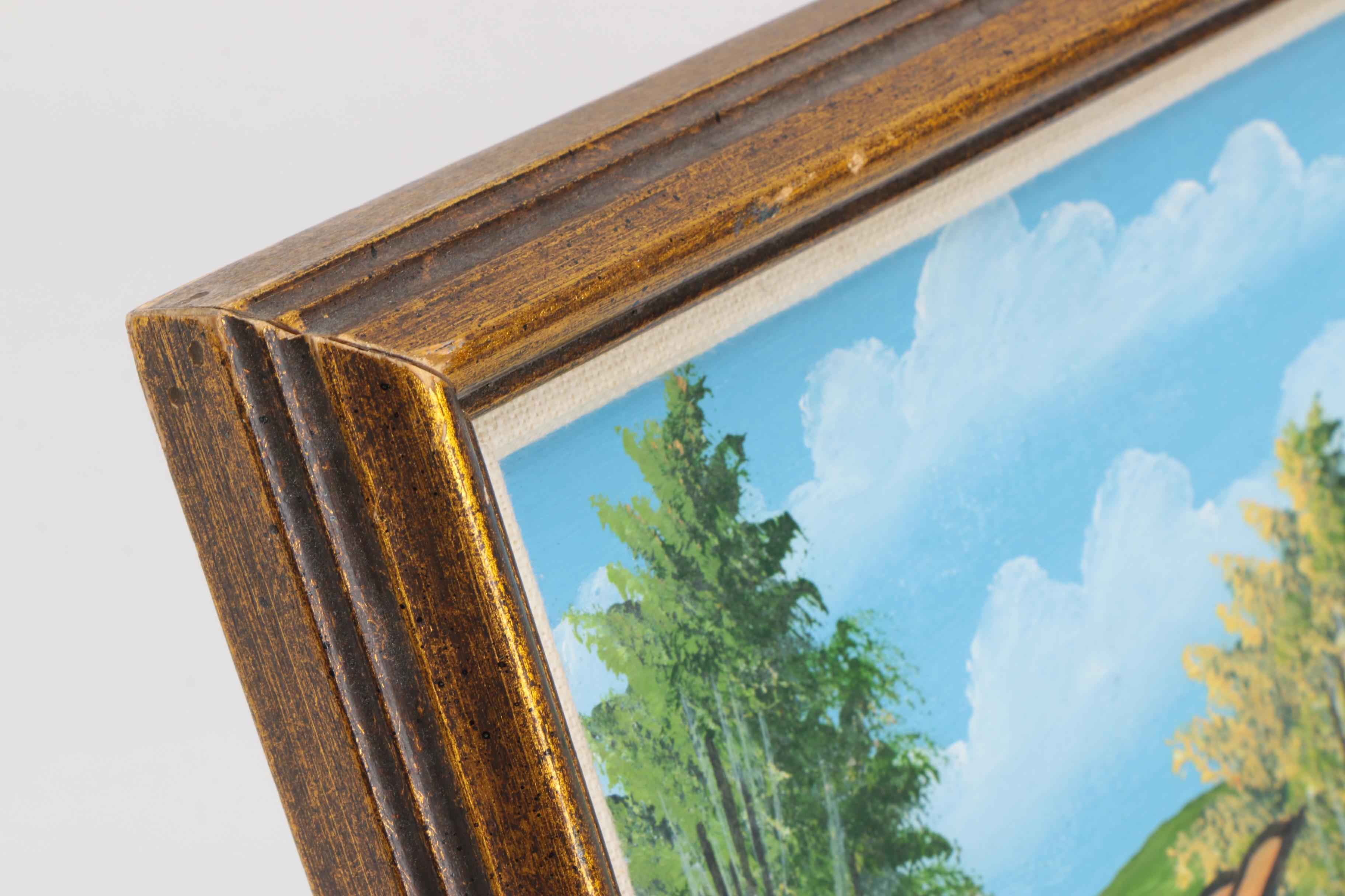 Signed Oil on Canvas "Honduras, CA" 1983