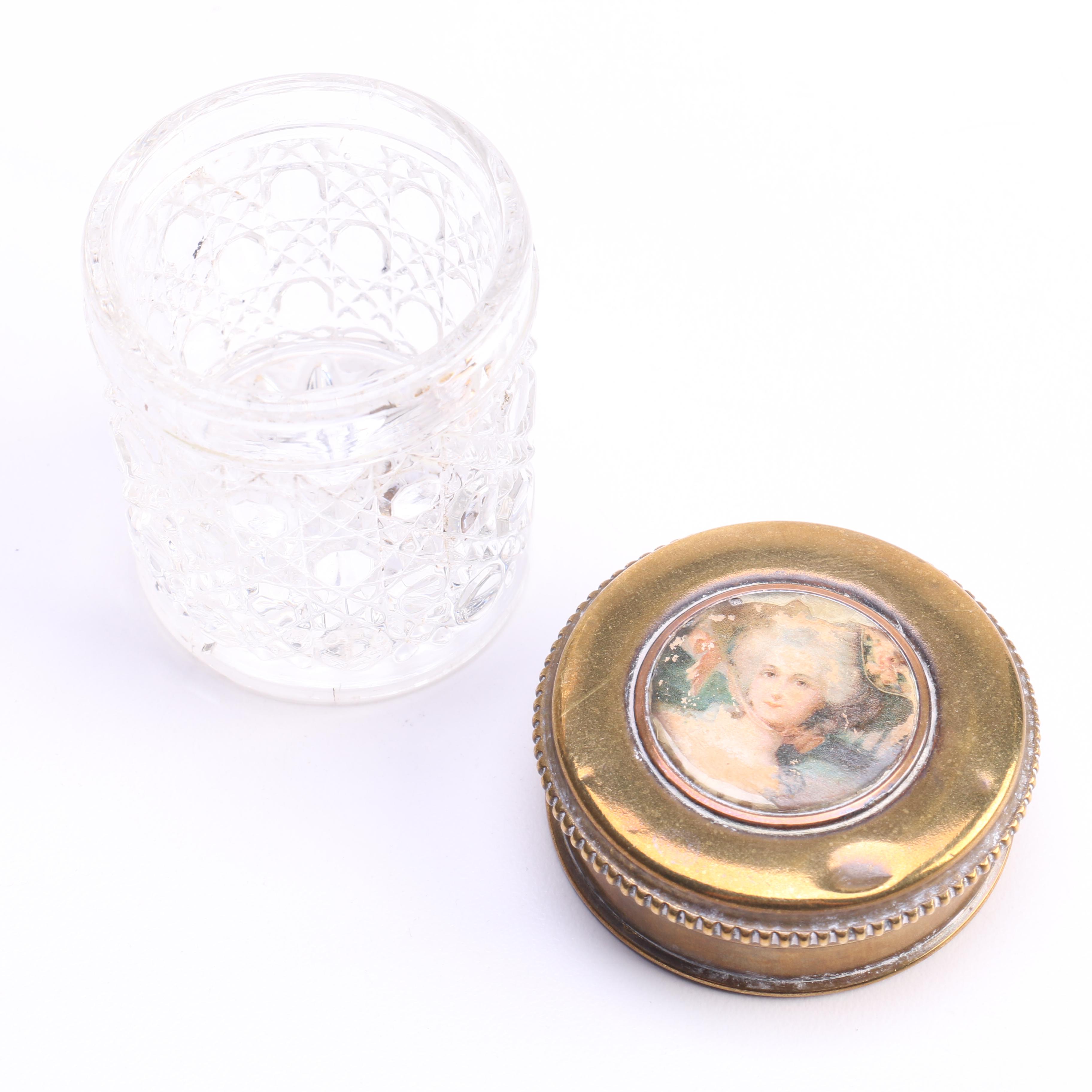 Decorative Glass Jar With Lid