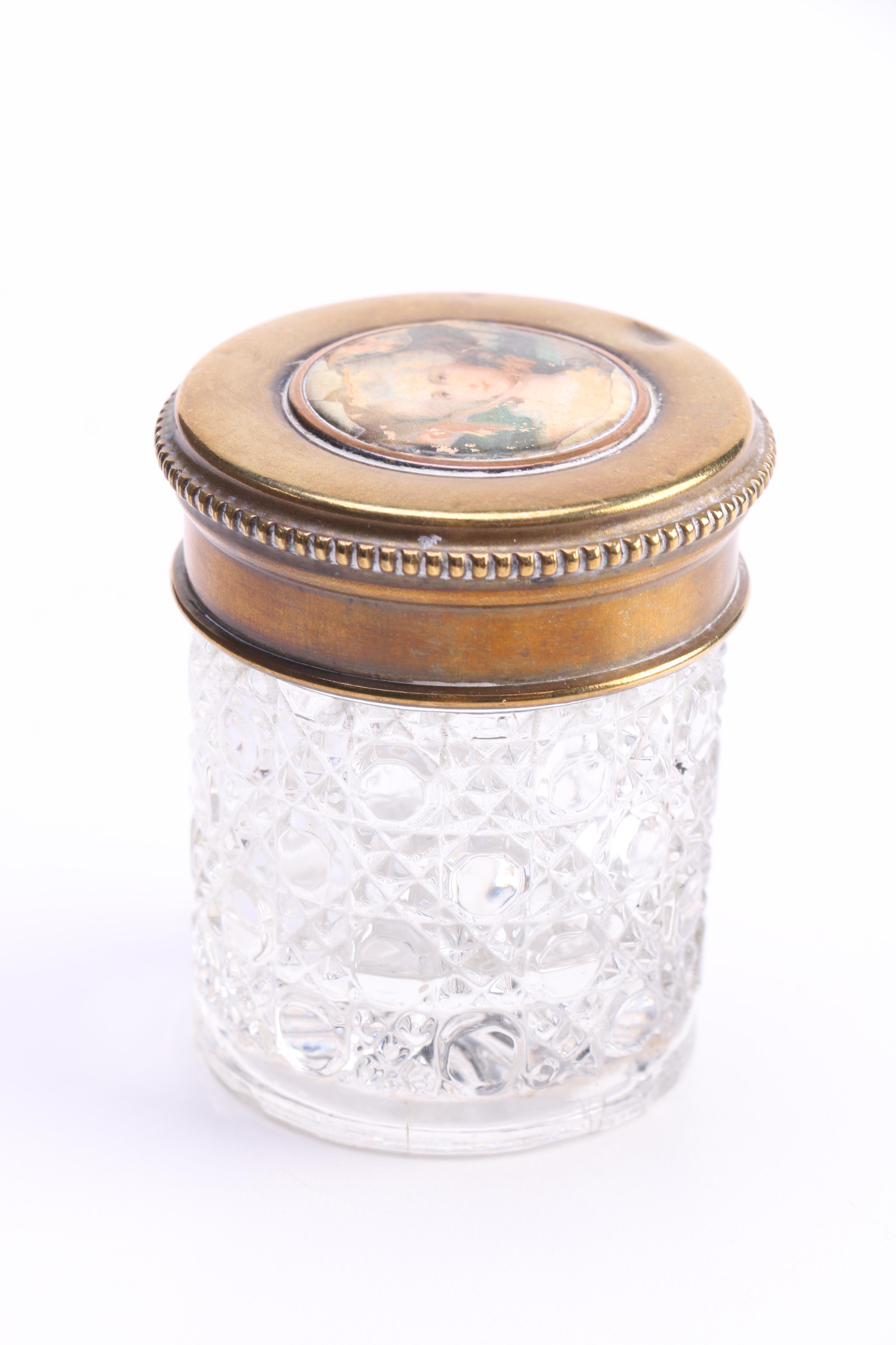 Decorative Glass Jar With Lid