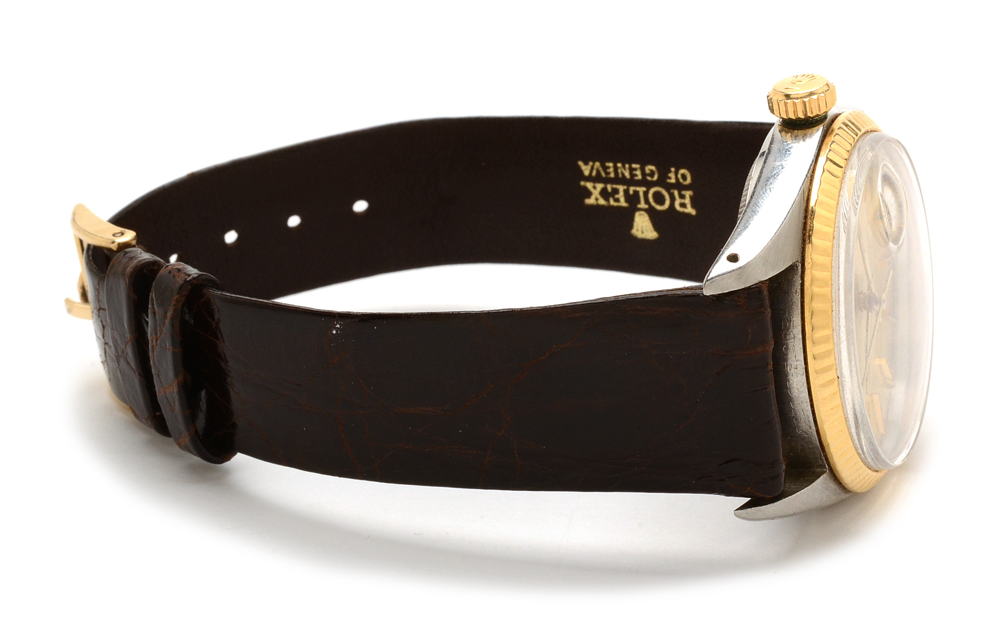 Vintage 1982 Rolex 14K and 18K Yellow Gold Date Just Watch