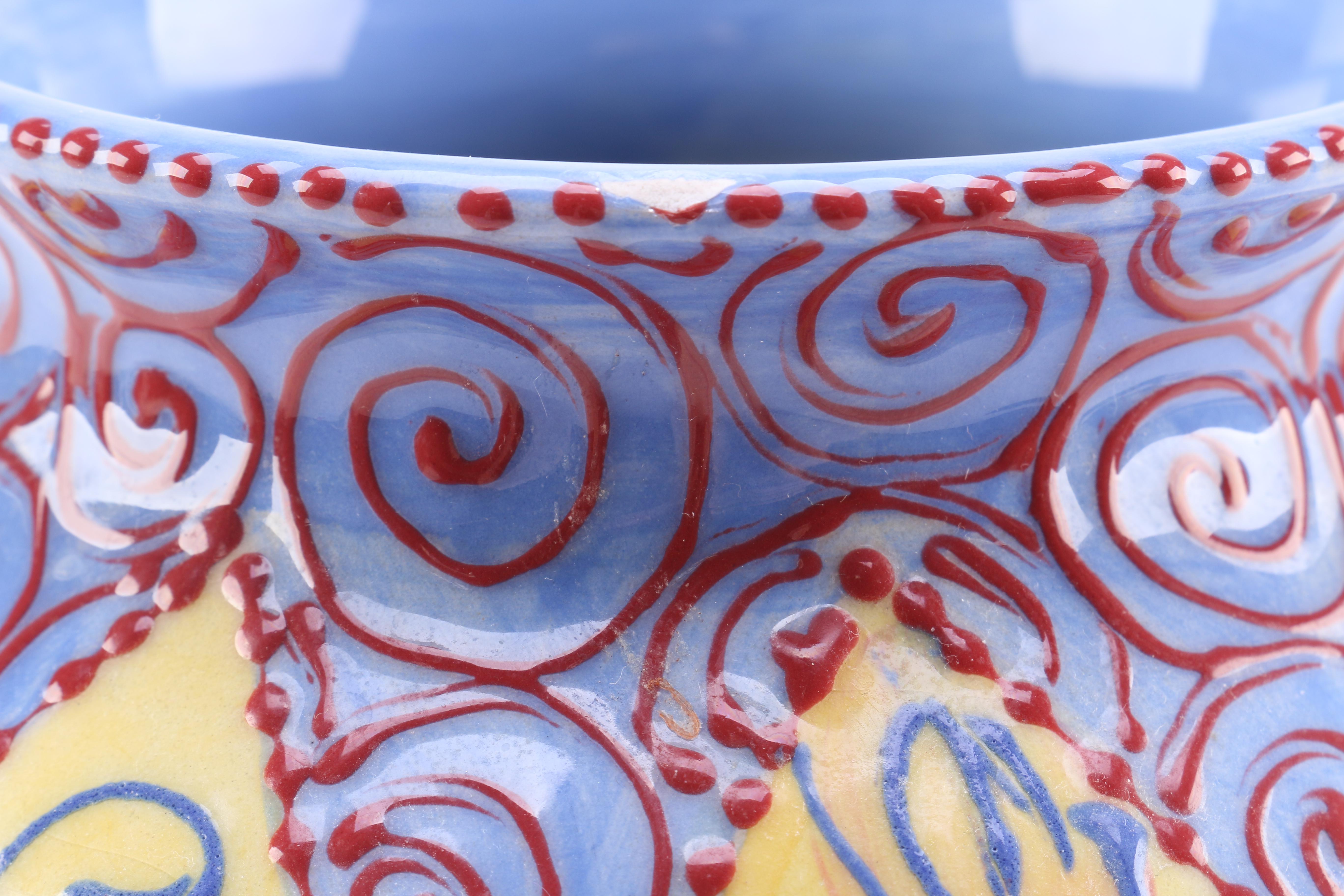 Decorative Vase With Enamels