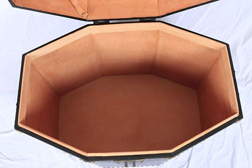 Assortment of Chinoiserie Black Lacquer Decor