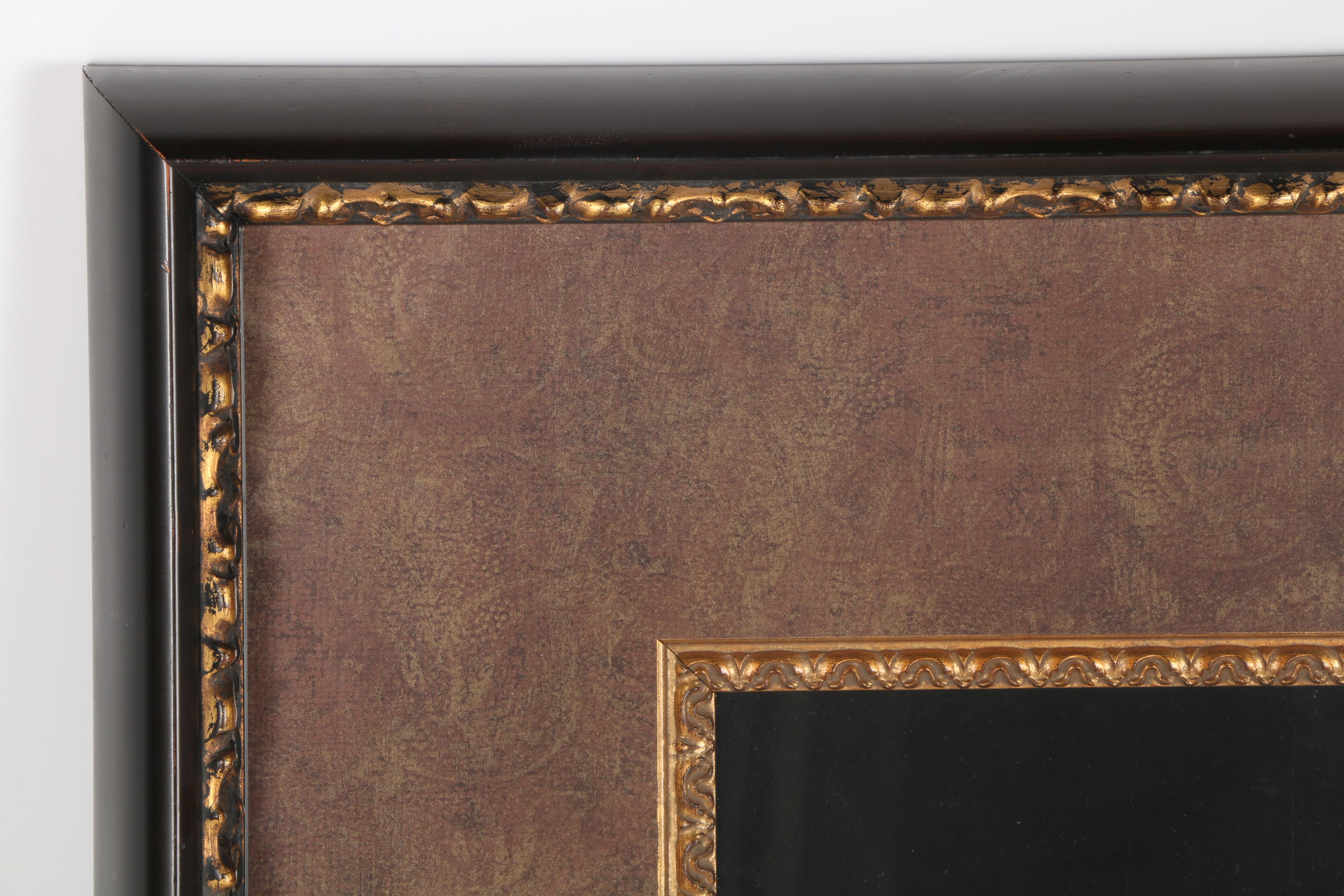 Framed Giclee After "Midnight Magnolias I" by Chaball Dussurgey