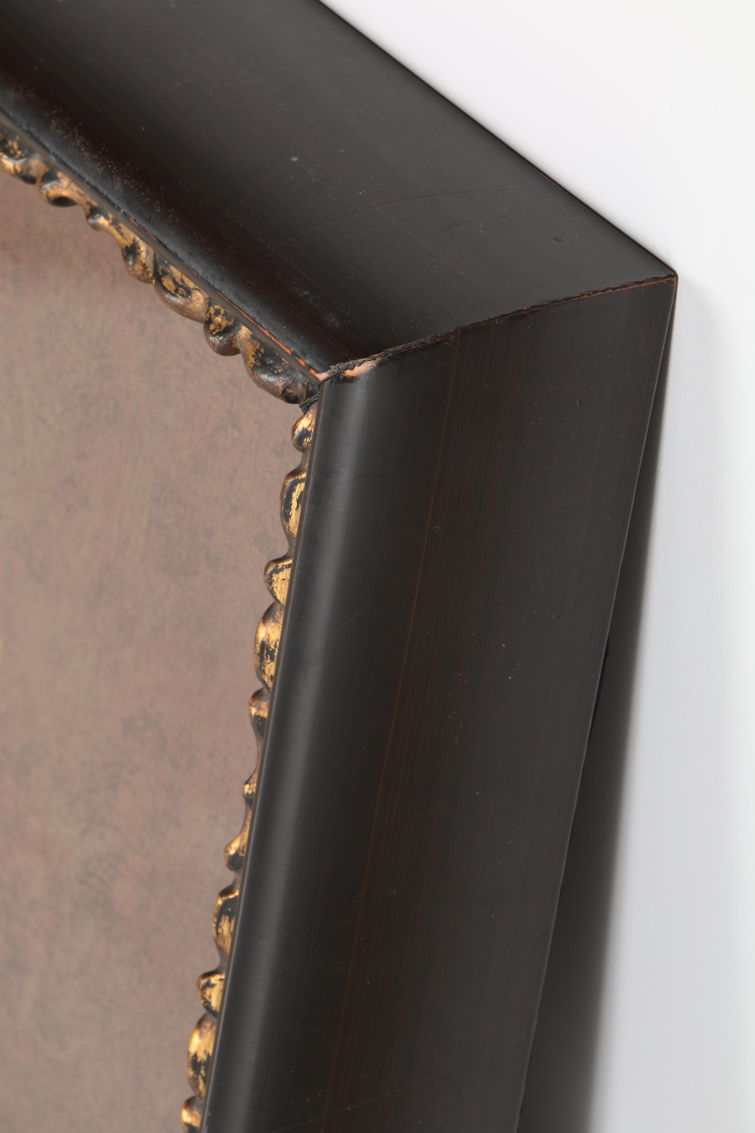 Framed Giclee After "Midnight Magnolias I" by Chaball Dussurgey