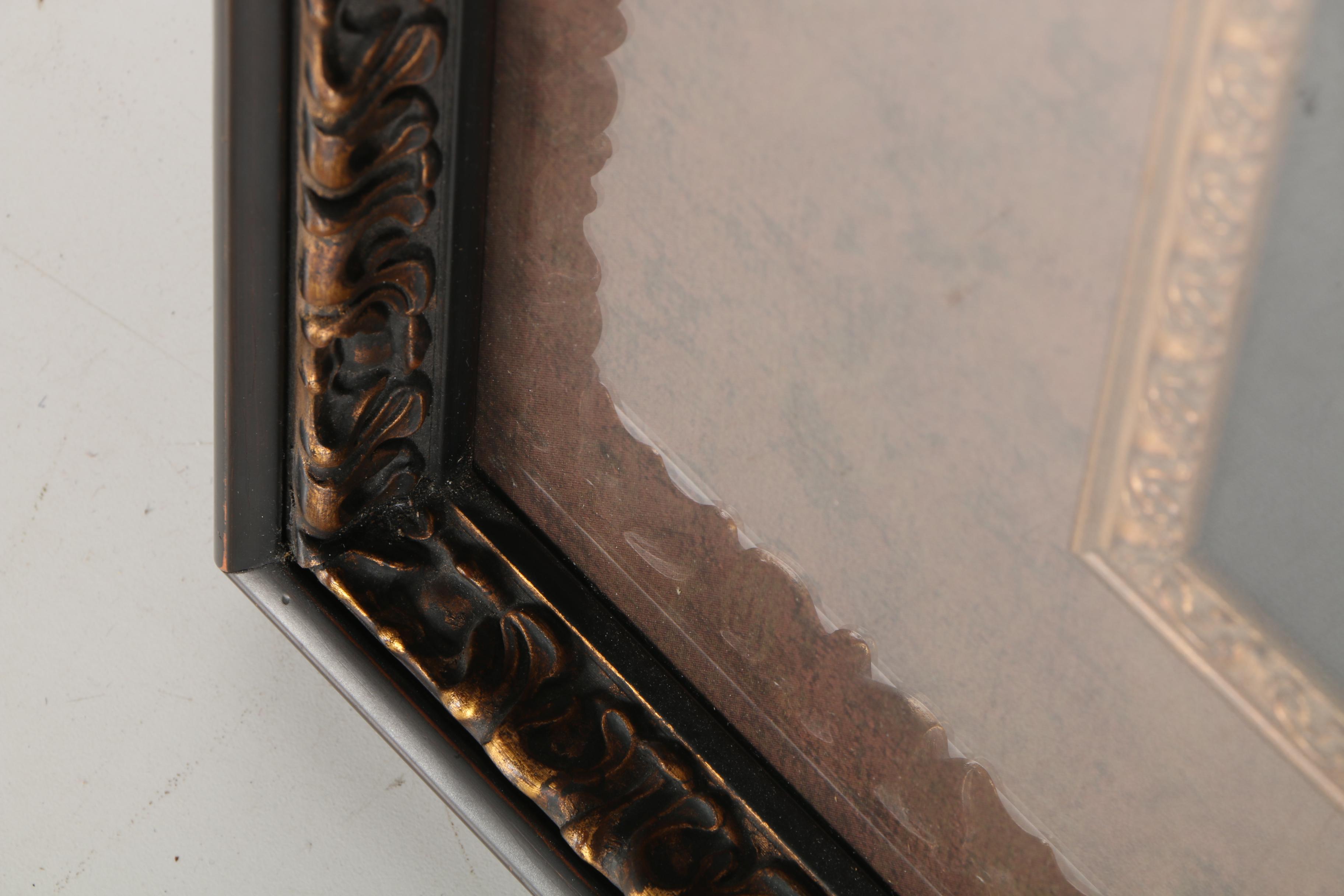 Framed Giclee After "Midnight Magnolias I" by Chaball Dussurgey