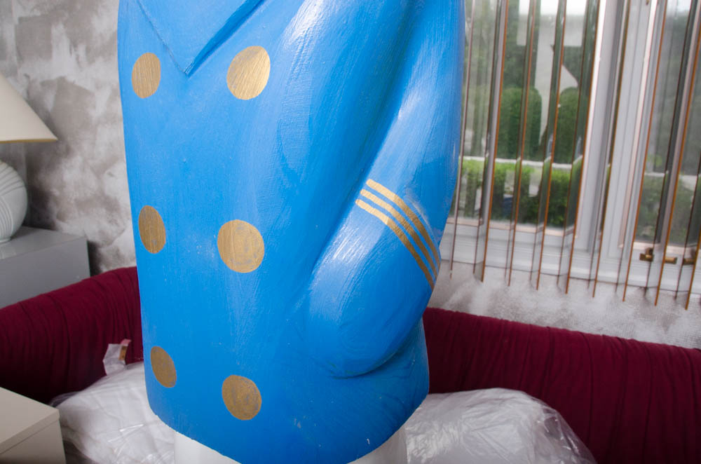 Wooden Sea Captain Figurine