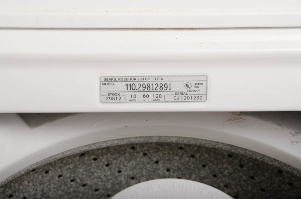 Kenmore 80 Series Top Load Washer