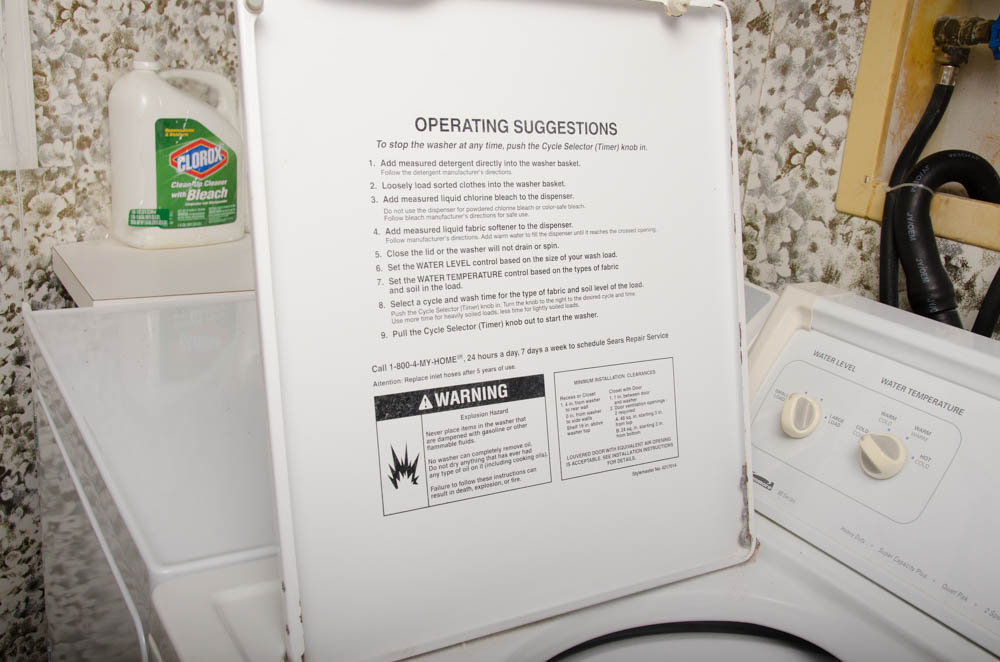 Kenmore 80 Series Top Load Washer