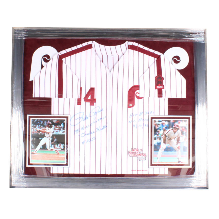 Signed Pete Rose Limited Edition Philly 1980 World Series Champions Jersey