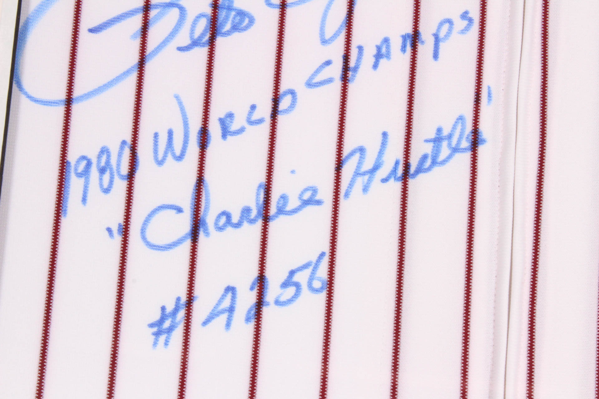 Signed Pete Rose Limited Edition Philly 1980 World Series Champions Jersey