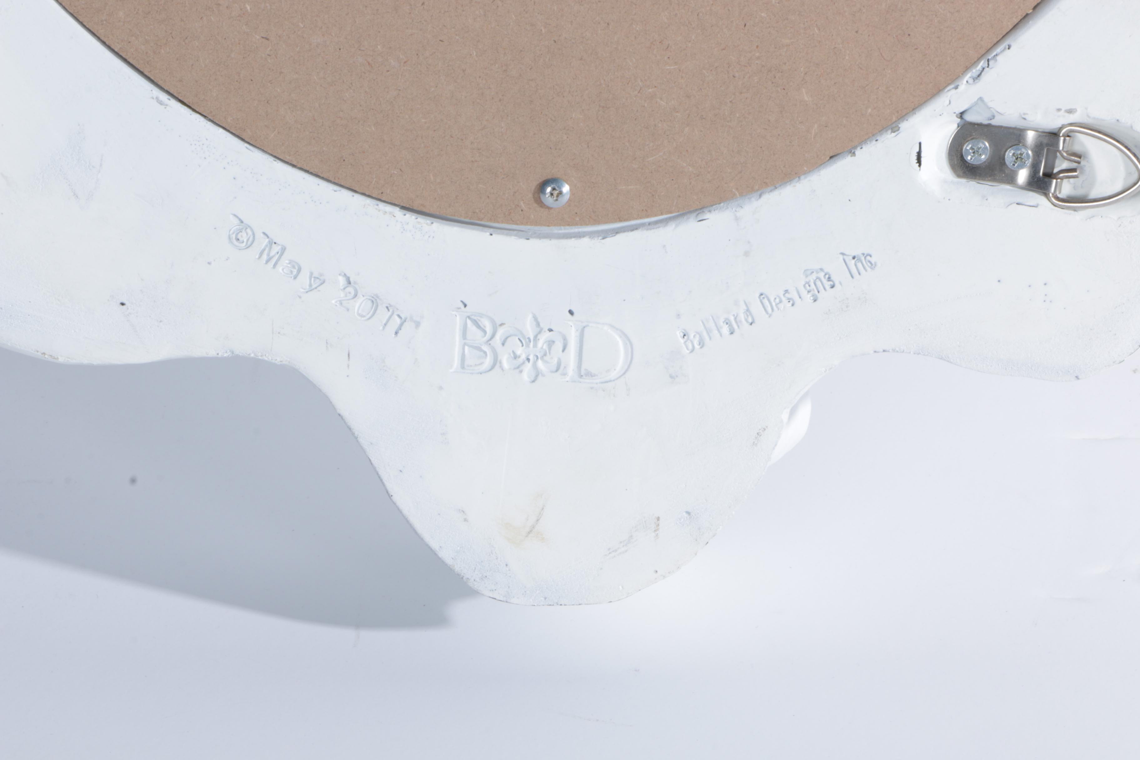 Ballard Designs Ruffled Wall Mirror