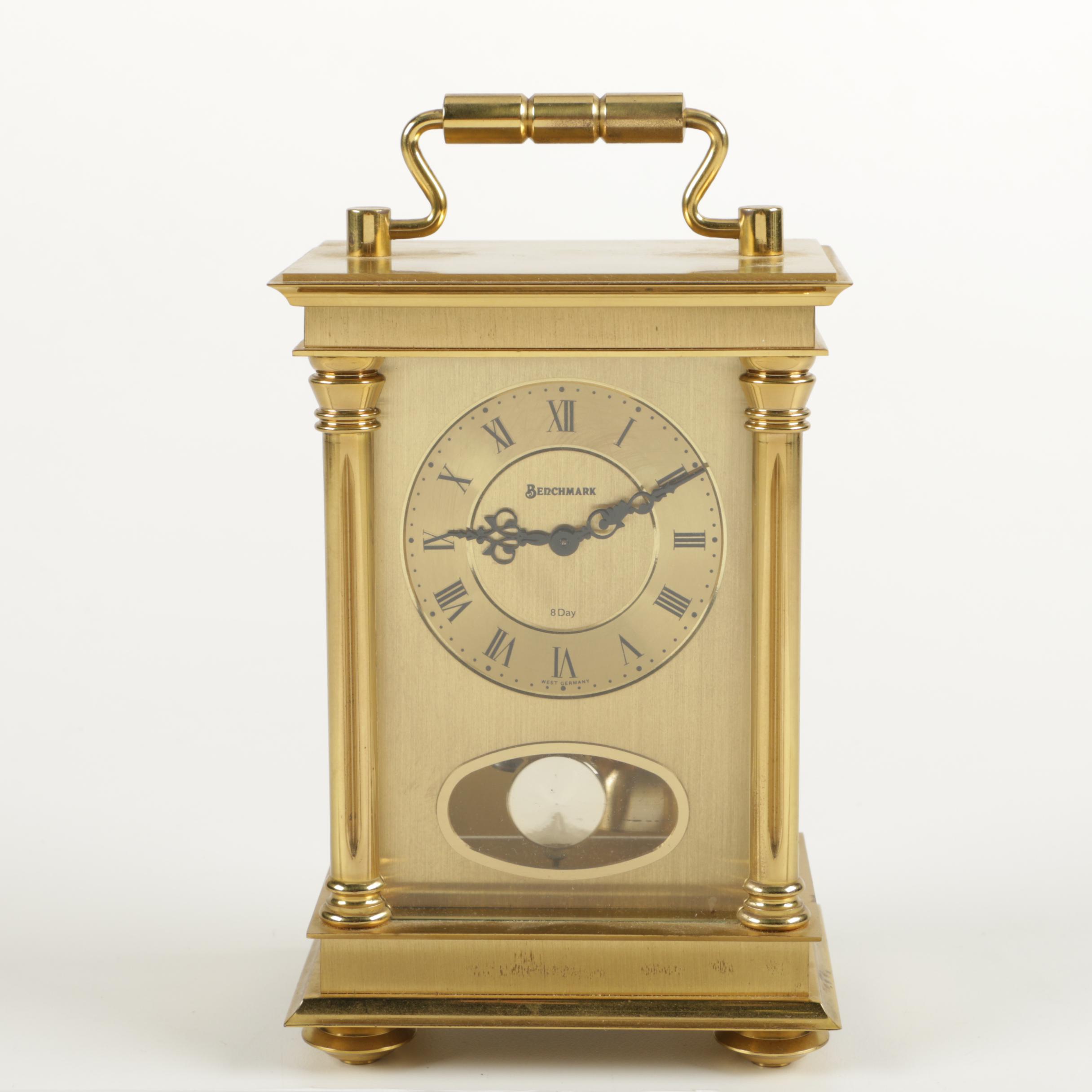 W. & A. Schmid-Schlenker Jr. Brass Carriage Clock