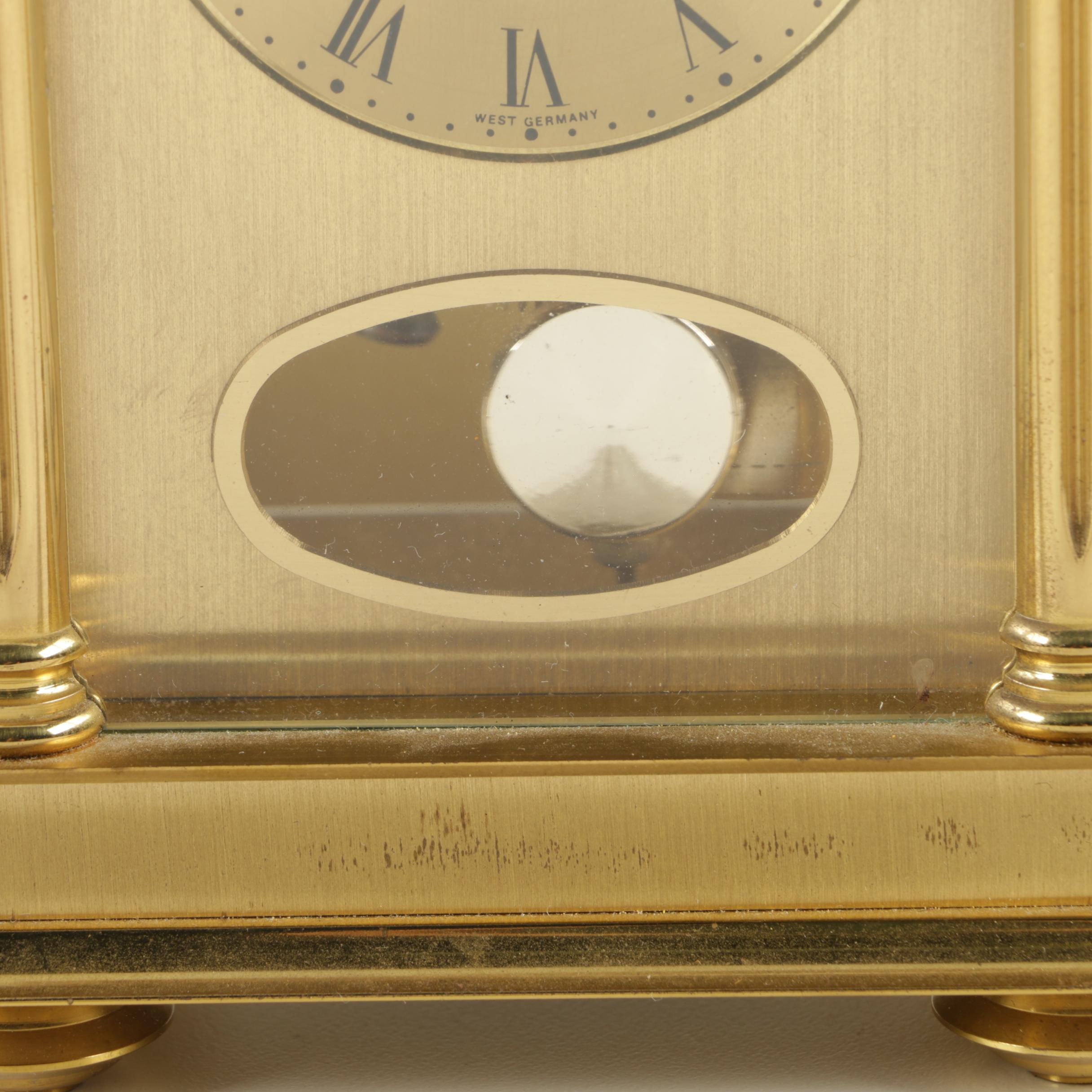 W. & A. Schmid-Schlenker Jr. Brass Carriage Clock