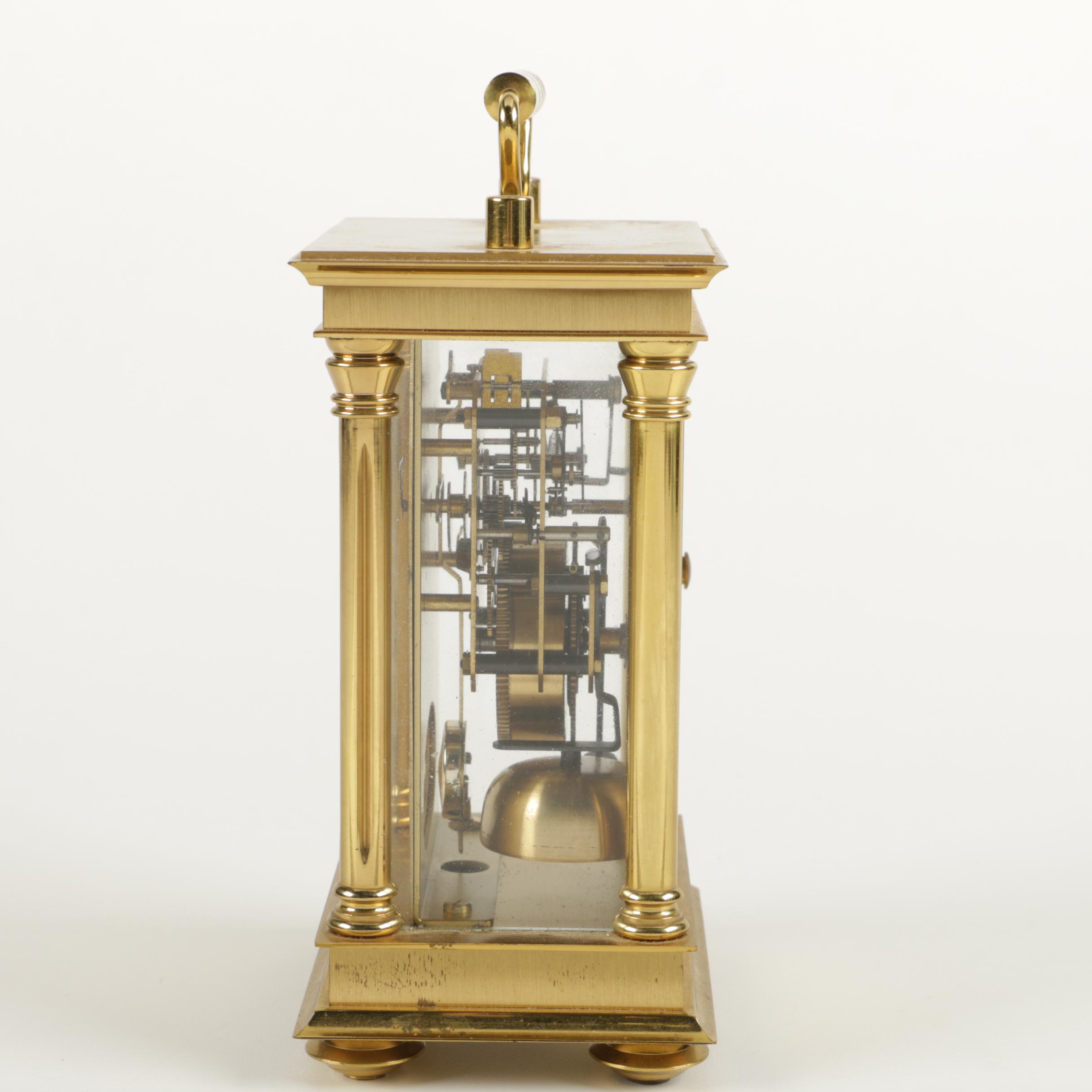 W. & A. Schmid-Schlenker Jr. Brass Carriage Clock