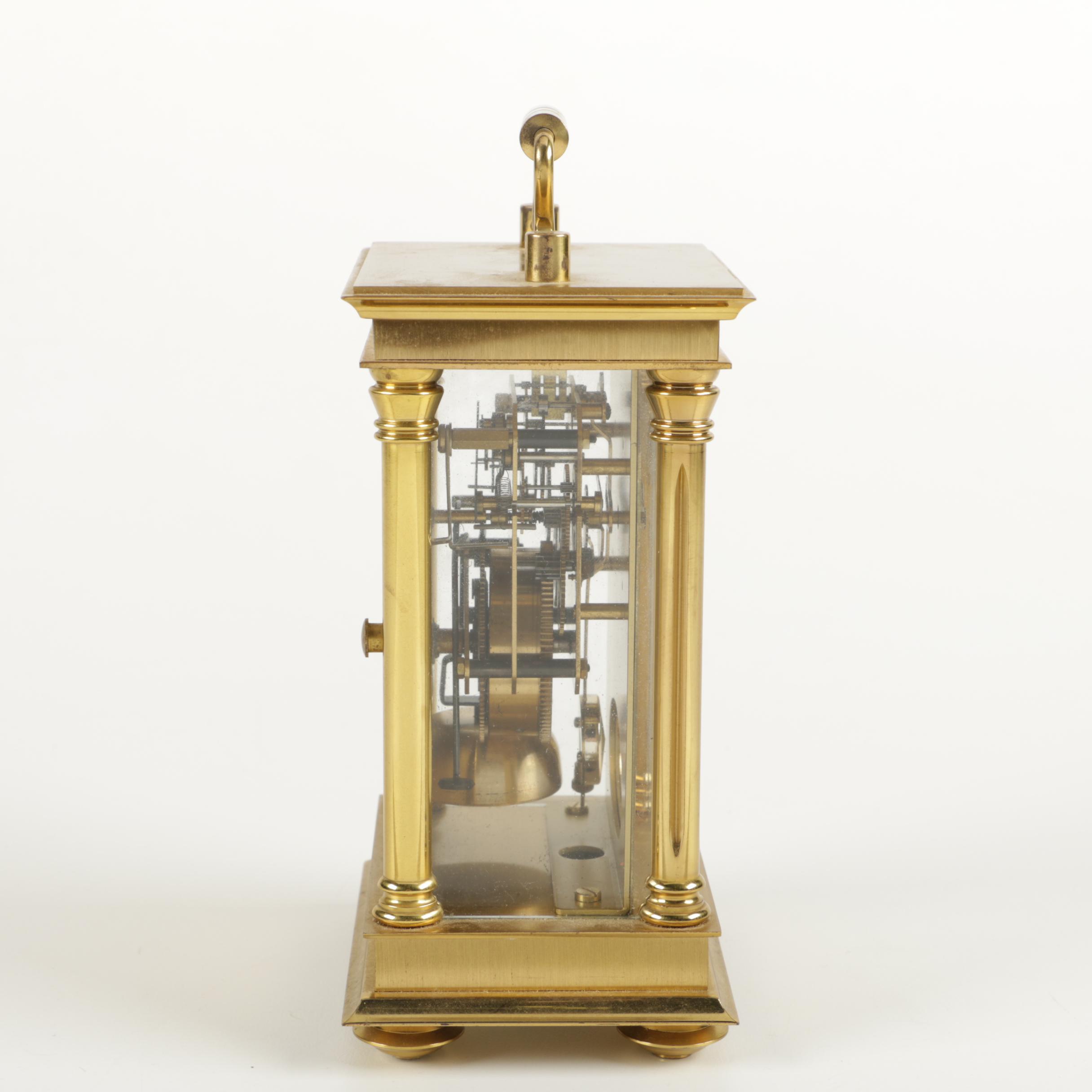 W. & A. Schmid-Schlenker Jr. Brass Carriage Clock