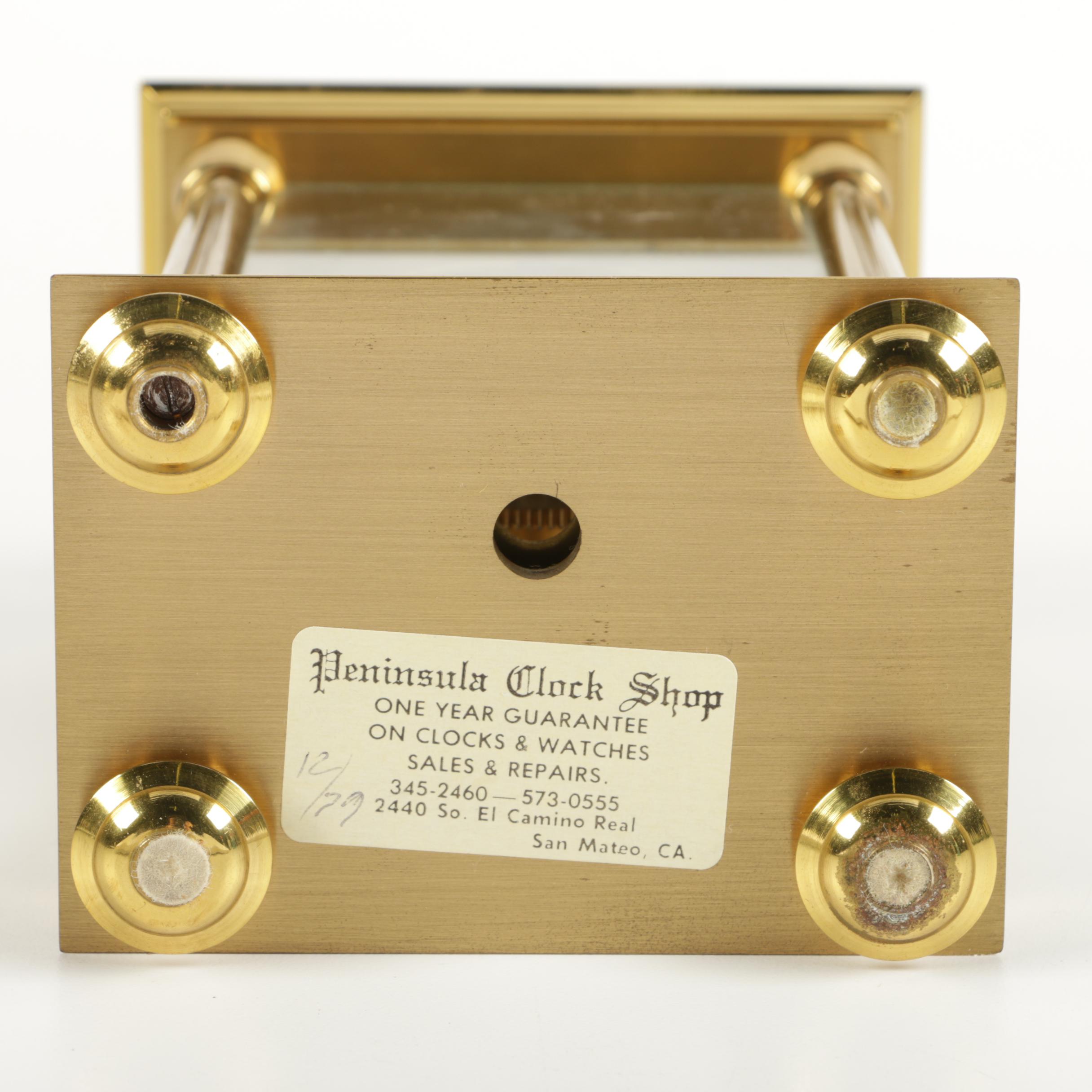 W. & A. Schmid-Schlenker Jr. Brass Carriage Clock