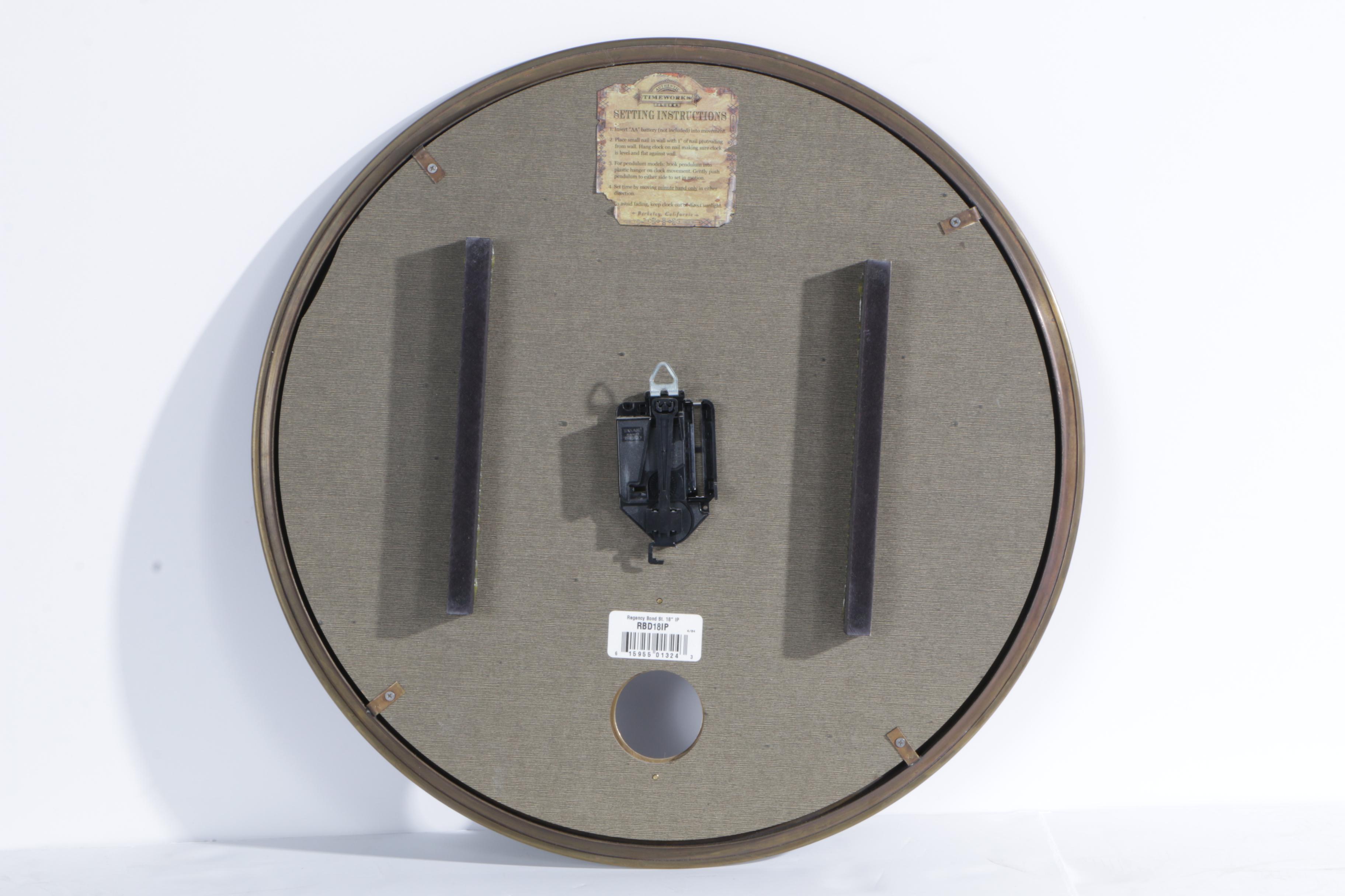 Timeworks Battery-Powered Wall Clock