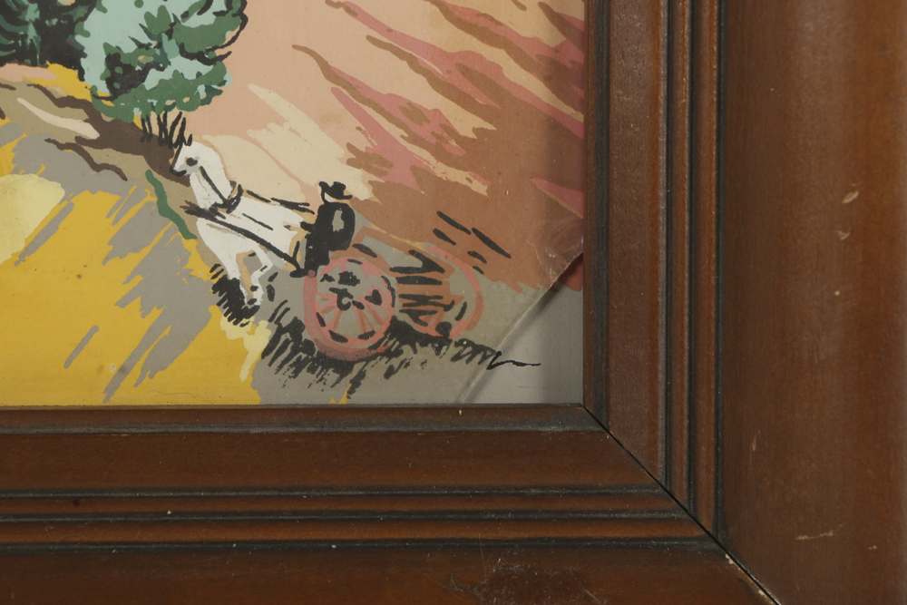 Pair of Margo Alexander Oil Paintings on Paper Landscapes