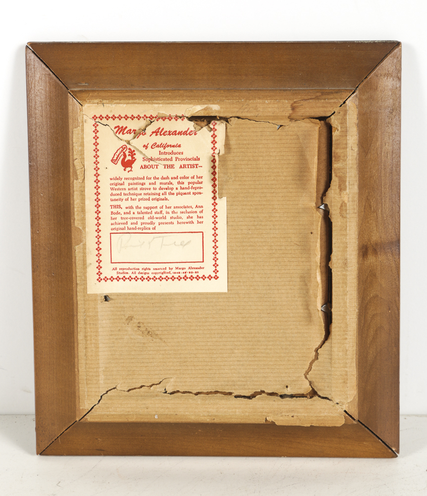 Pair of Margo Alexander Oil Paintings on Paper Landscapes