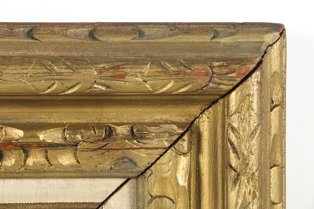 A. Luise Oil Painting on Canvas Village Maritime Scene