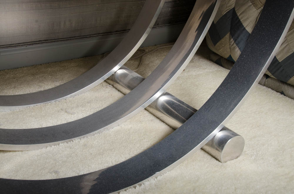 Contemporary Metal Side Table