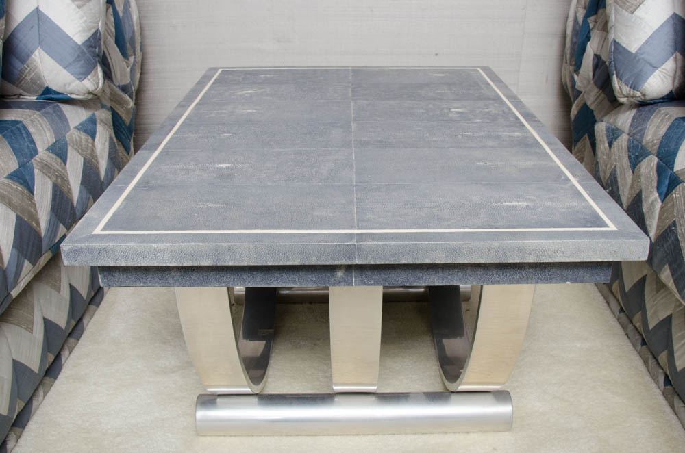 Contemporary Metal Side Table
