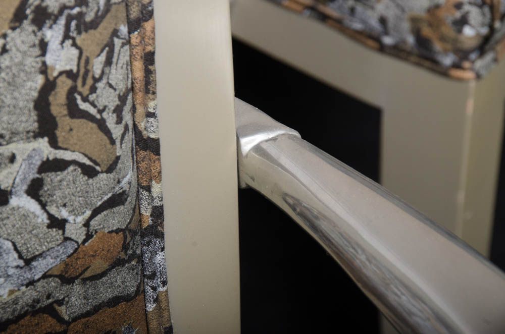 Dining Chairs With Metallic Rose Upholstery