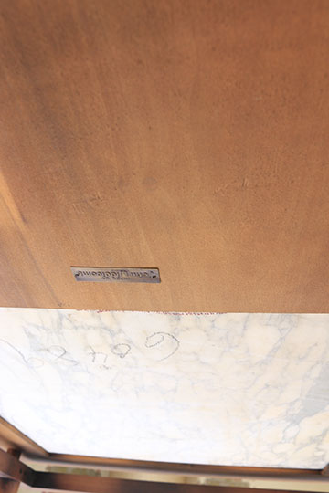 Mid Century Modern John Widdicomb Coffee Table With Marble Inlay