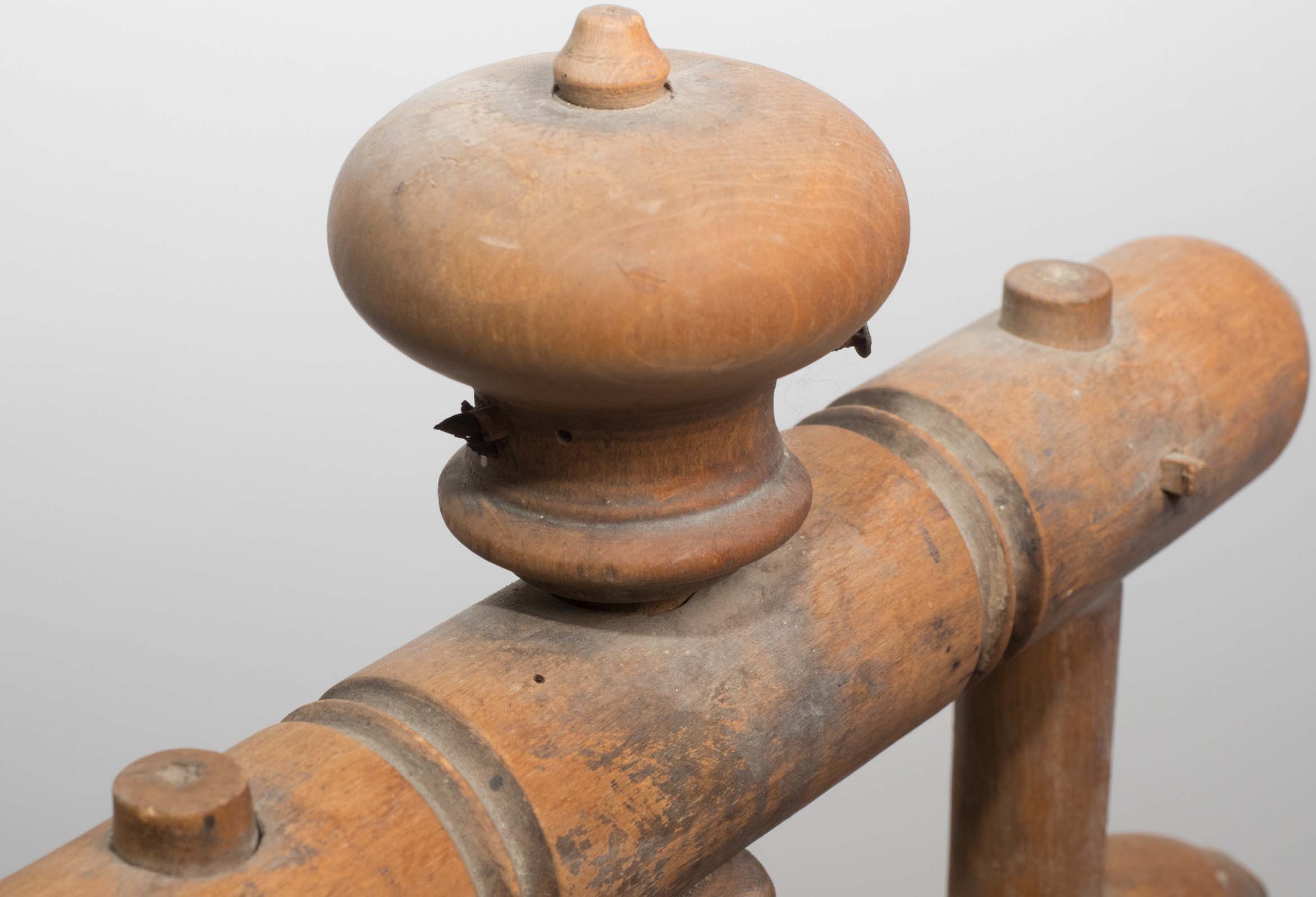 Vintage Wooden Spinning Wheel