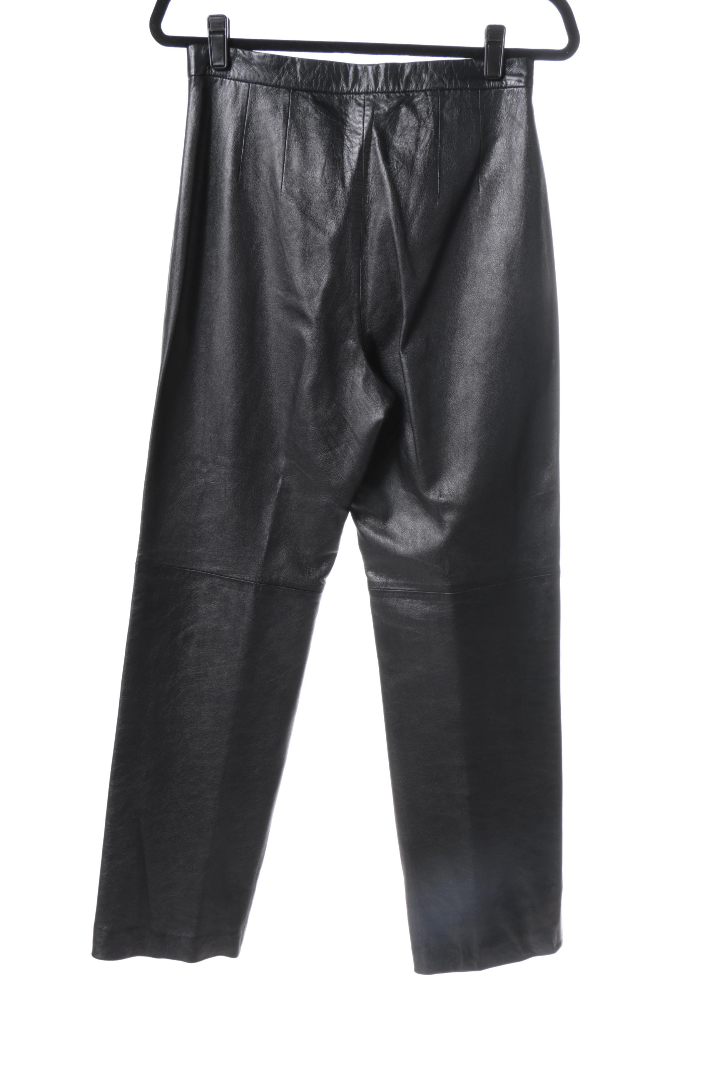 Black Leather Pants