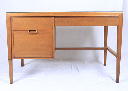 Mid Century Modern "Janus" Desk and Chair Designed by John Stuart