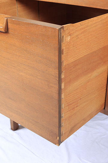 Mid Century Modern "Janus" Desk and Chair Designed by John Stuart