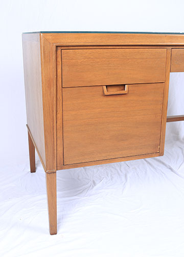 Mid Century Modern "Janus" Desk and Chair Designed by John Stuart