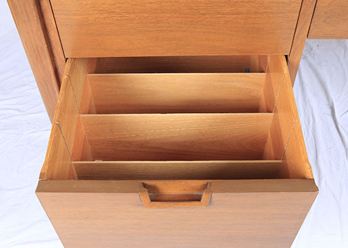 Mid Century Modern "Janus" Desk and Chair Designed by John Stuart