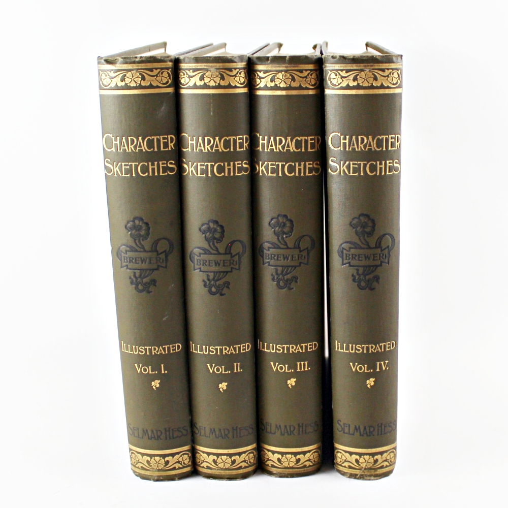 Four Volumes of Brewer's 1892 "Character Sketches"