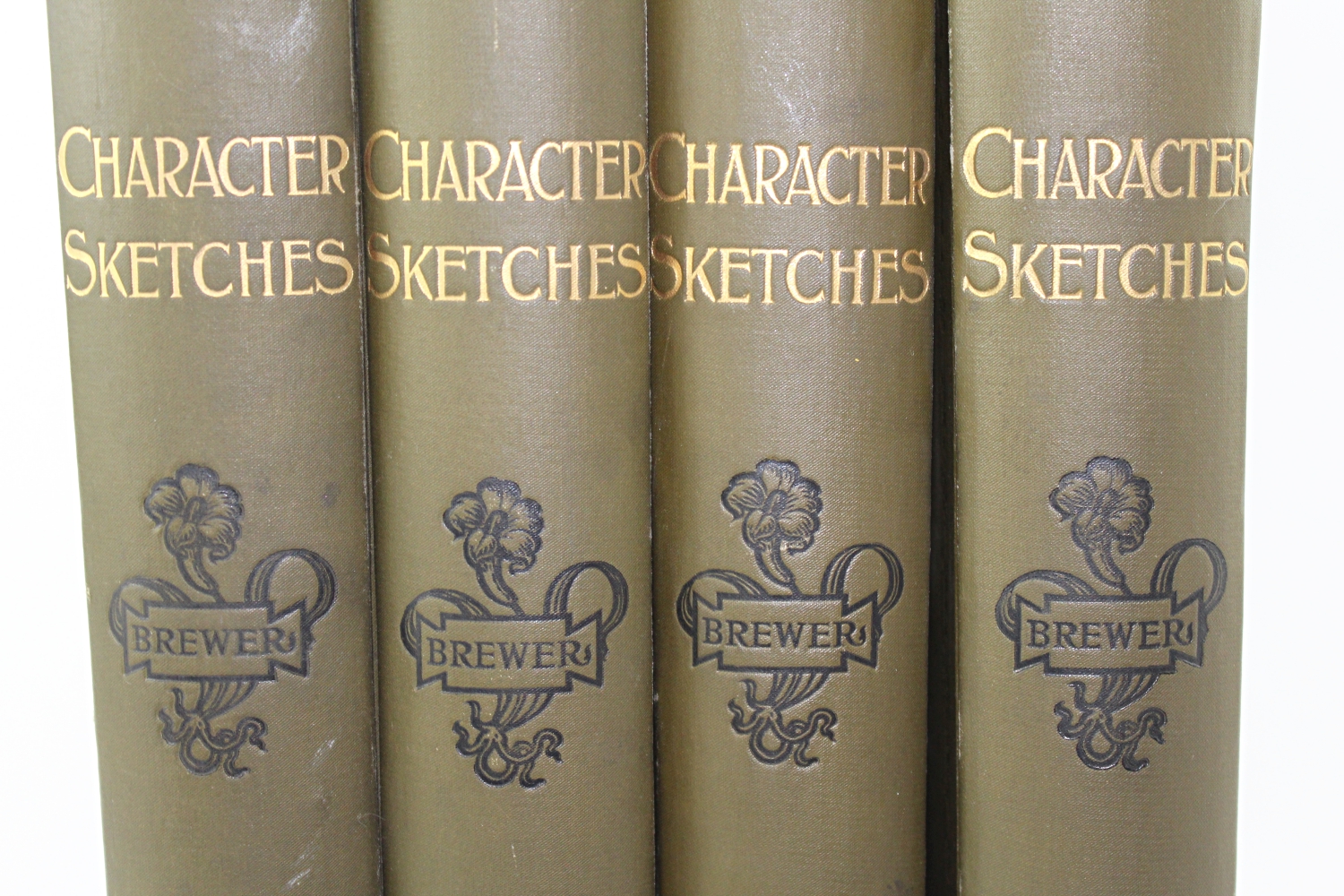 Four Volumes of Brewer's 1892 "Character Sketches"
