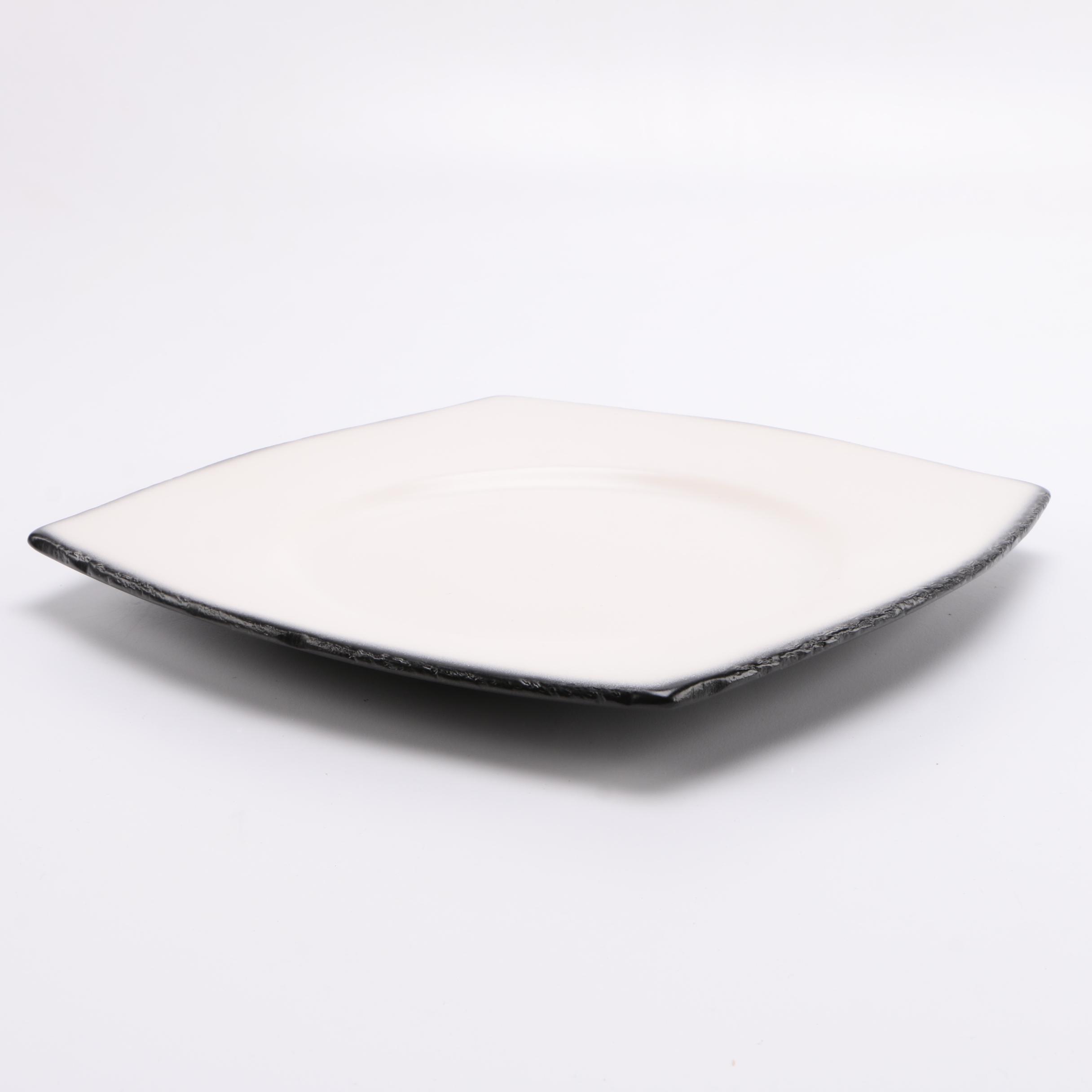 Ceramic Pasta Bowl and Underplate