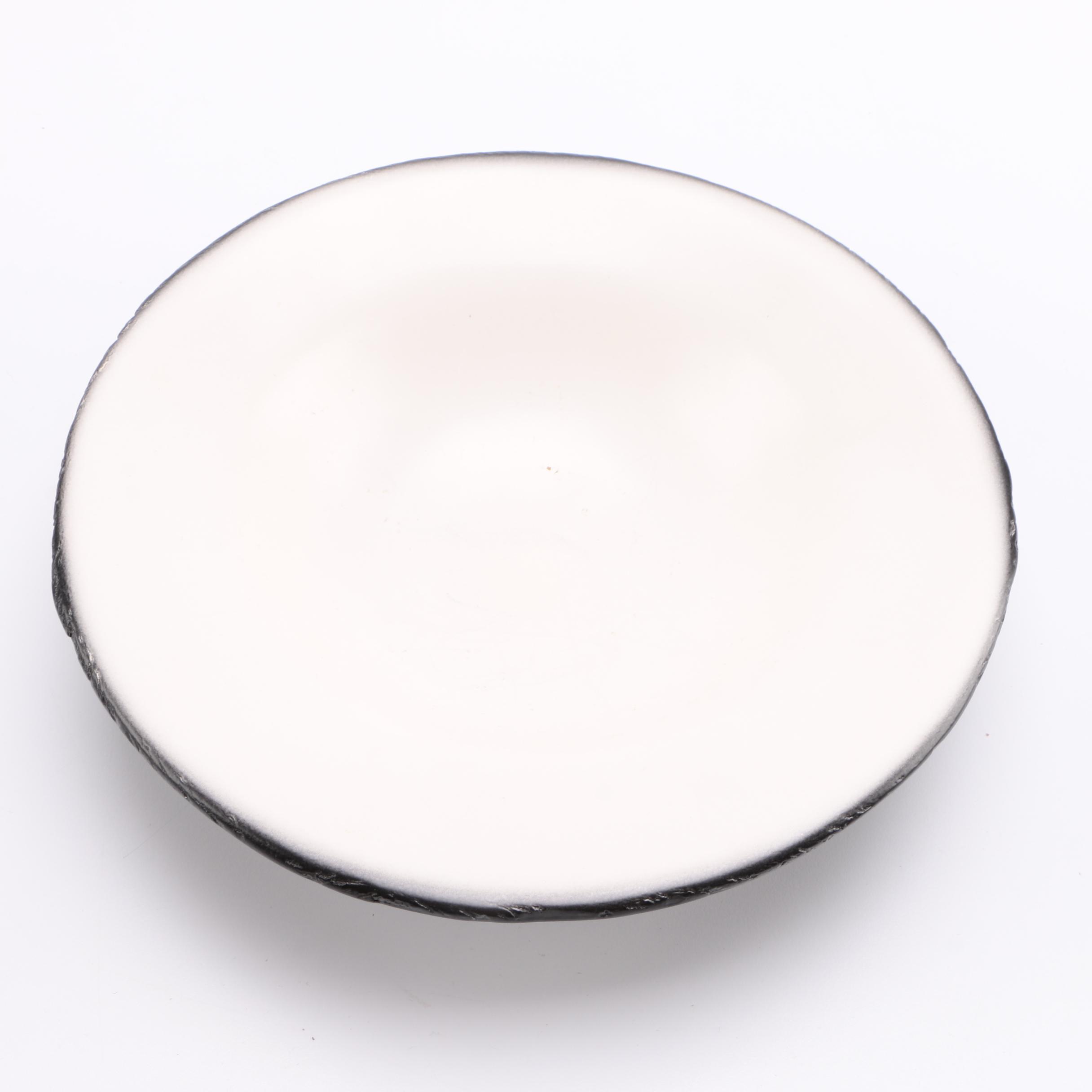 Ceramic Pasta Bowl and Underplate