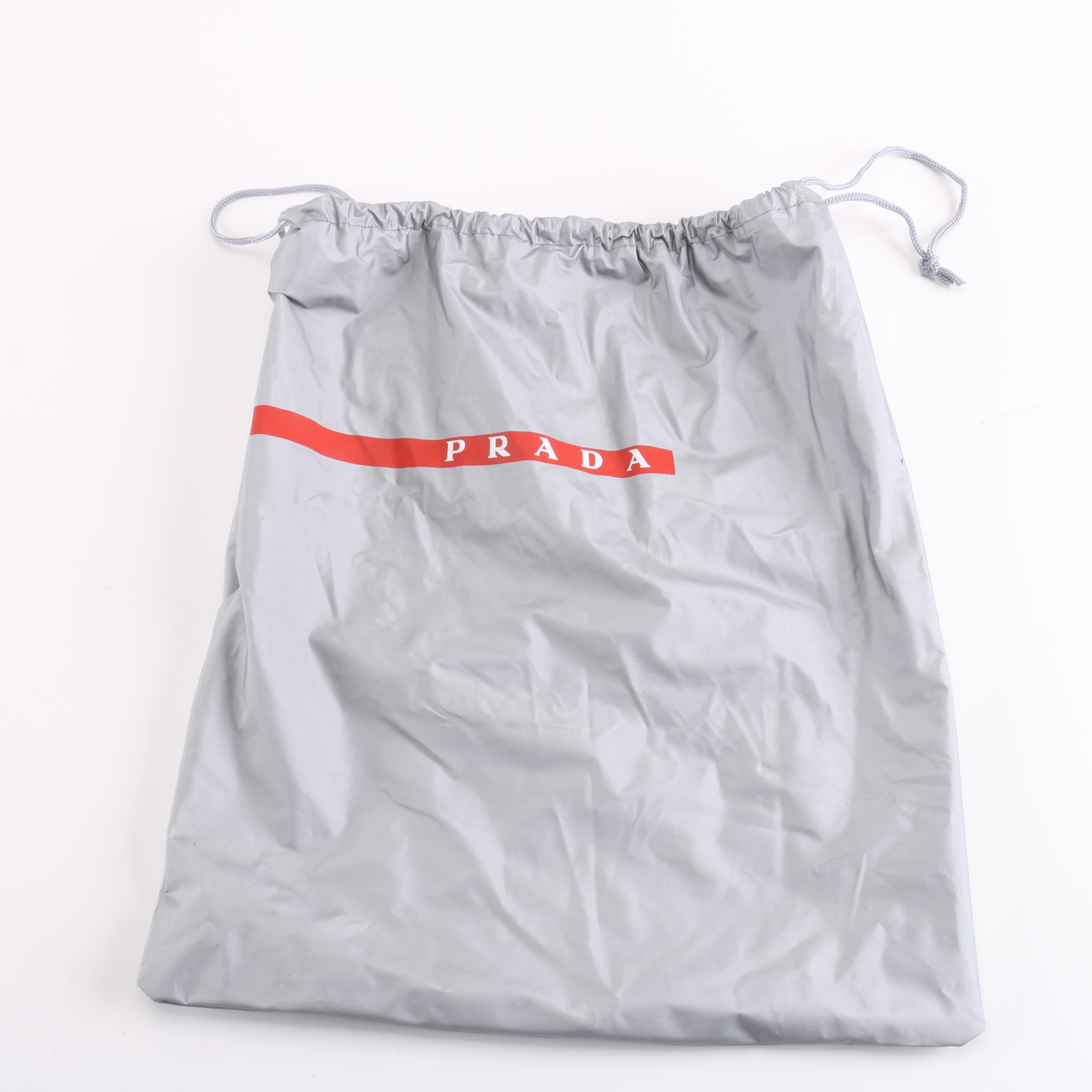 Prada Black Leather Heels