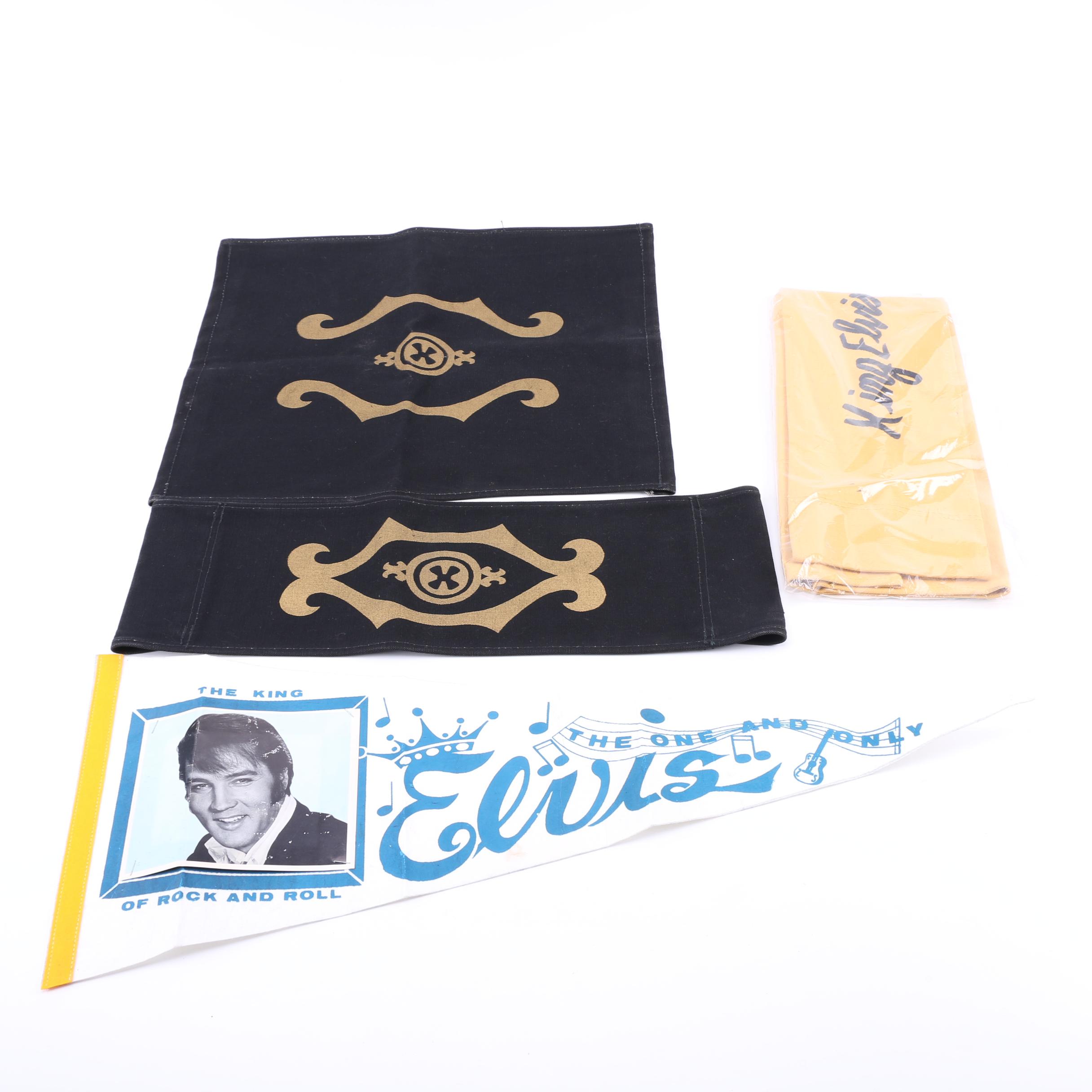 Elvis Presley Pennant and Seat covers