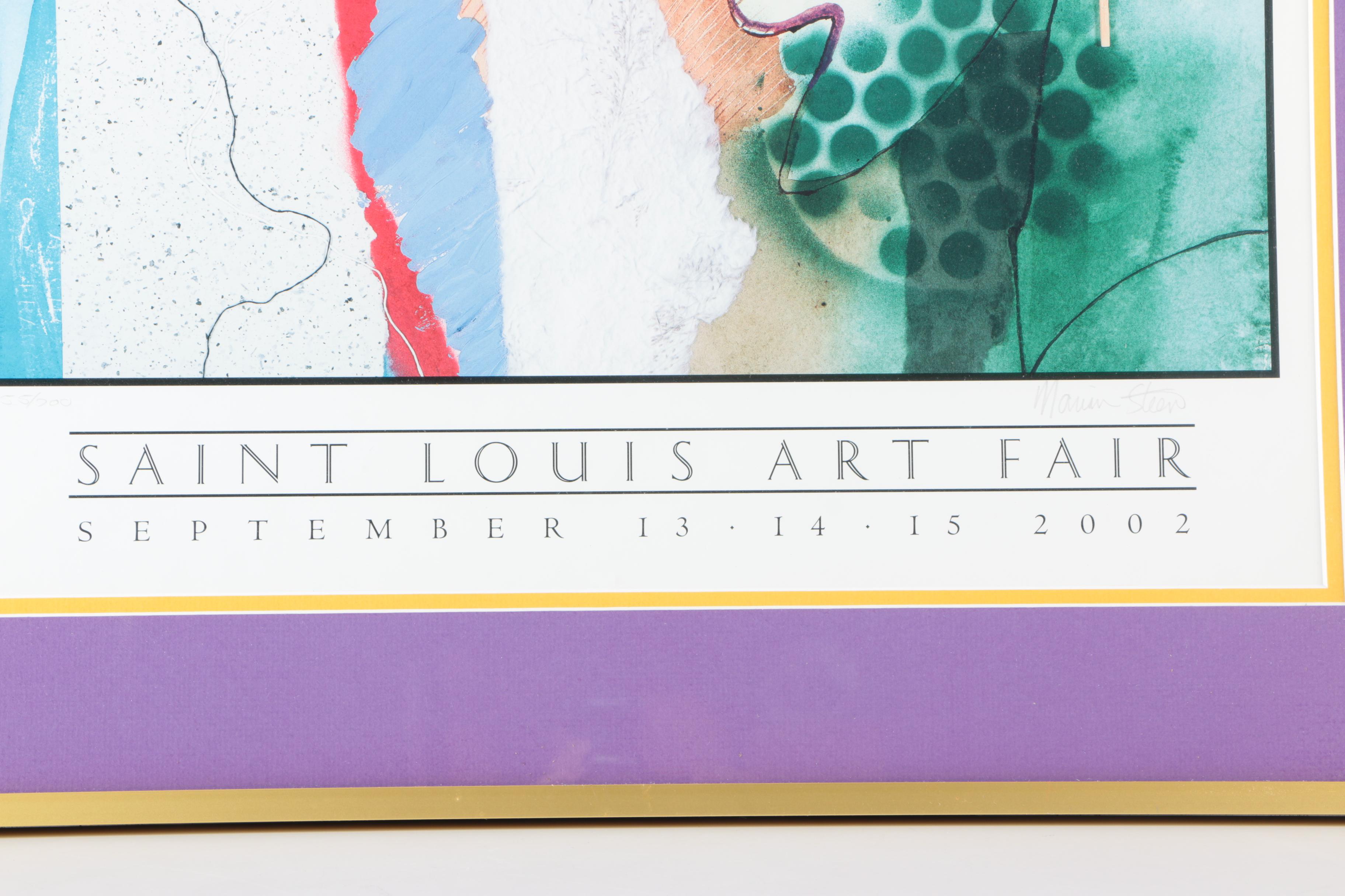 2002 Limited Edition Saint Louis Art Fair Poster by Marian Steen