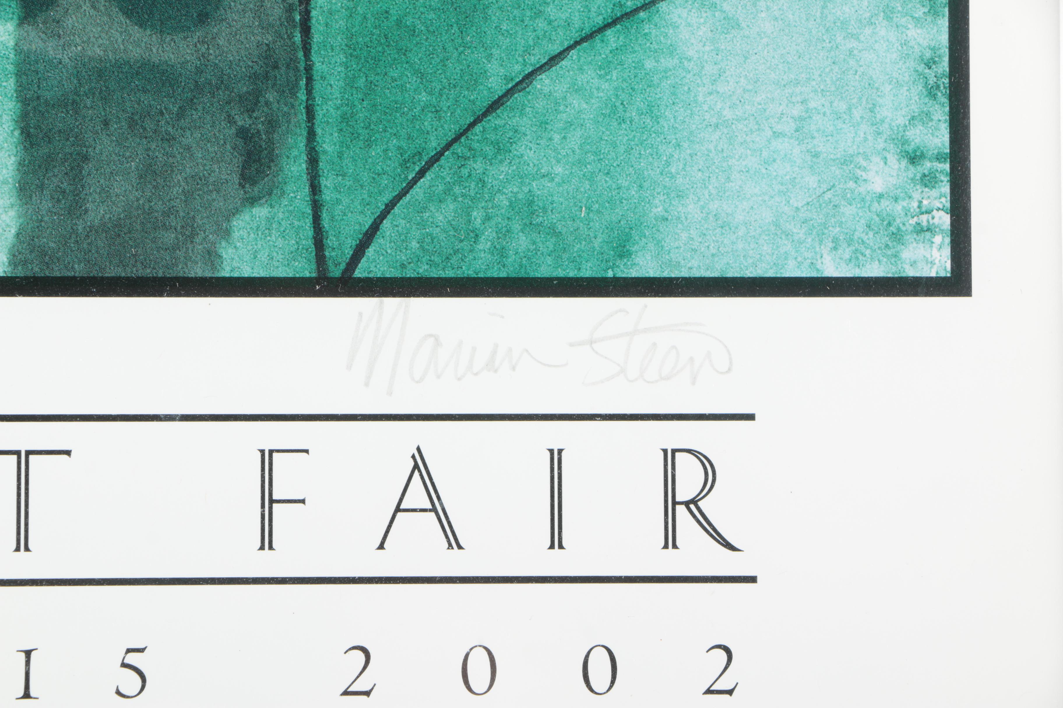 2002 Limited Edition Saint Louis Art Fair Poster by Marian Steen