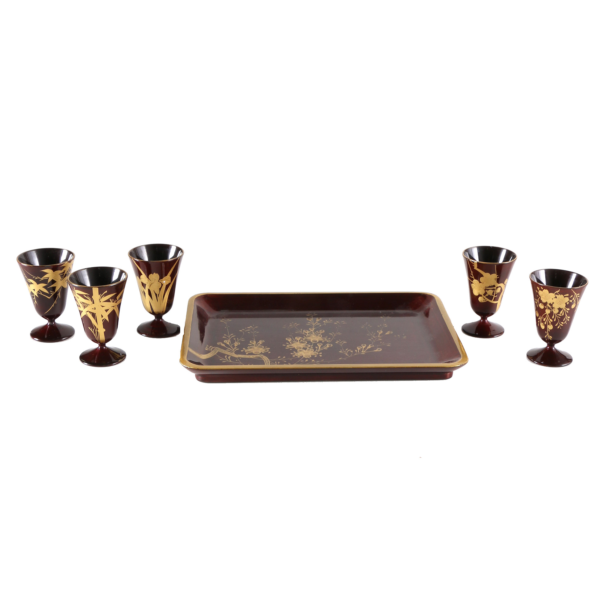Black and Gilded Lacquerware